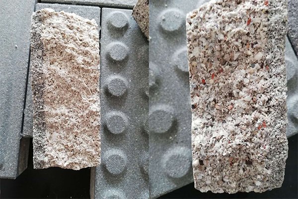 龍發的陶瓷透水磚和普通陶瓷透水磚